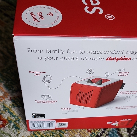 New Tonies Red Starter Set for Kids | Factory Sealed TonieBox - Picture 3 of 9